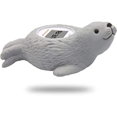 Doli Yearning Upgarde Digital Baby Bath LCD Thermometer |Kids' Bathroom Safety Products|Water Thermometer Infant Seal Shape|Floating Toys Temperature