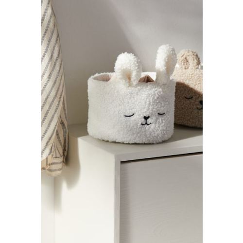 Teddy Fleece Storage Basket