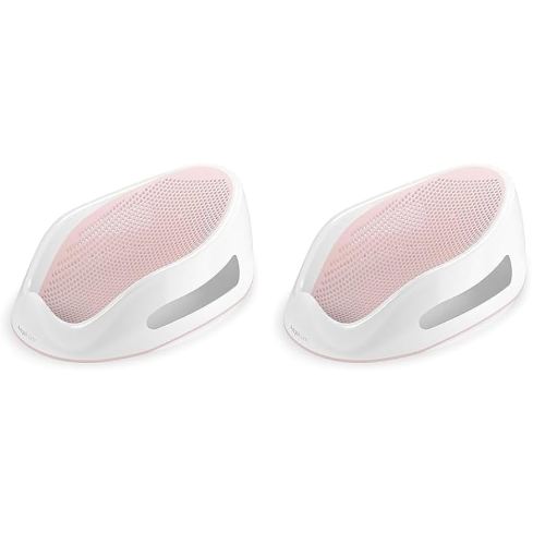 Angelcare Baby Bath Support (Pink) | Ideal for Babies Less Than 6 Months Old (Pack of 2)
