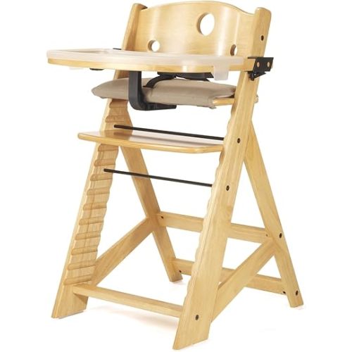 Keekaroo Height Right High Chair with Tray, Natural