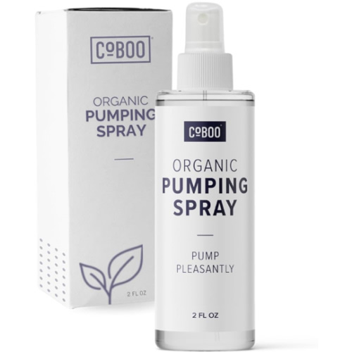 Pumping Spray 2 Fl Oz | Organic Skin Lubricant for Breast Pumping | Pump Flange Spray for Breast Shields | Vegan & Lanolin Free, Made in USA | Helps Sore Nipples & Clogged Milk Ducts