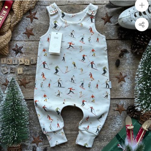 Vintage Ski Long Romper
