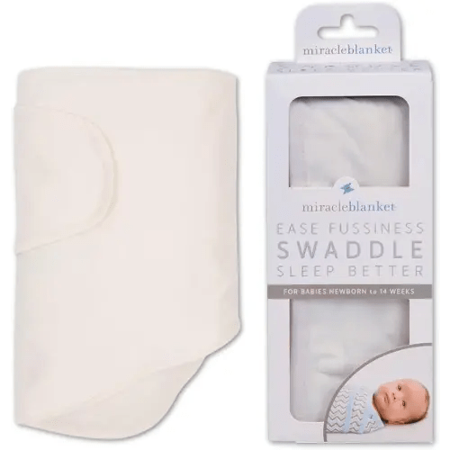 Miracle Blanket Swaddle Wrap - Newborn Essential Baby Blanket - Soft Sleep Sack Ideal for Newborns and Infants (Natural Beige)