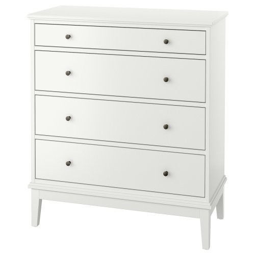 IDANÄS 4-drawer chest - white 41x19 5/8x46 1/2 "