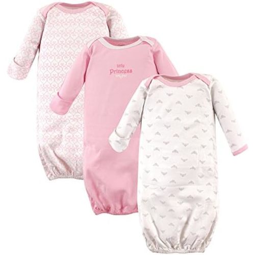 Luvable Friends Baby Girls' Cotton Gowns