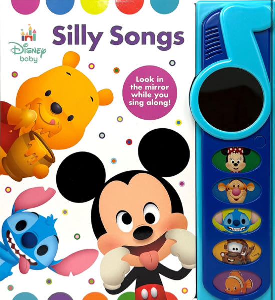 Disney Baby Mickey Mouse, Winnie, Stitch, and More! - Silly Songs Mirror Sound Book - PI Kids