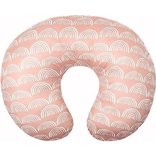 Little Jump Woodland Nursing Pillow Cover, Breastfeeding Pillow Slipcover for Baby Boys & Girls, Nursing Pillow Case for Newborn, Soft Fabric Fits Snug On Infant(Rainbow)