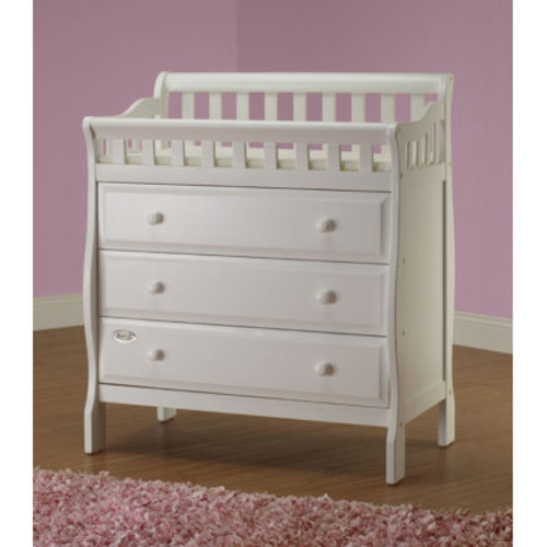 Harriet Bee Oneman Changing Table Dresser with Pad & Reviews | Wayfair