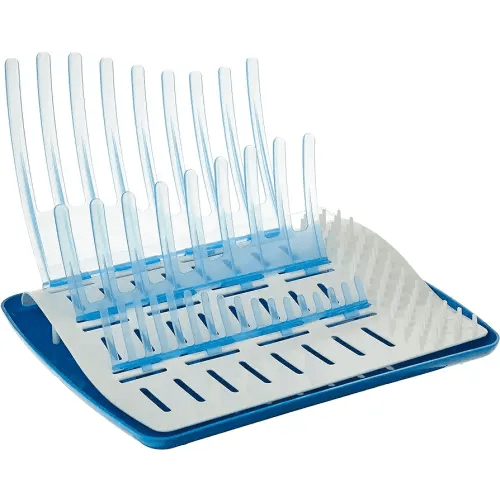Dr. Brown's Folding Baby Bottle Drying Rack for Easy Storage, Dry Nipples, Pacifiers and Other Baby Essentials, BPA-free