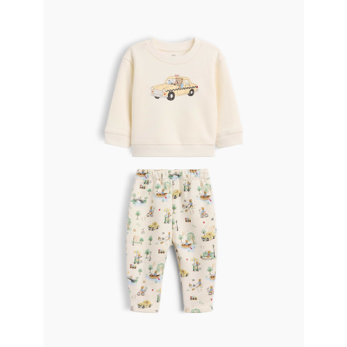 Baby VintageSoft Colorblock Sweat Set