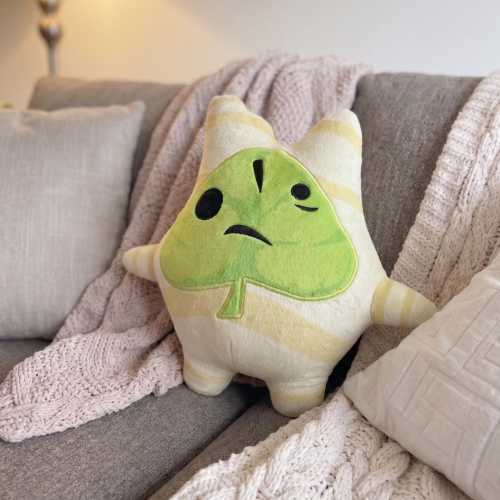 Korok Plush Toy Zelda Inspired Forest Spirit Plushie, Cute Kawaii Game Character Stuffed Animal, Soft Cozy Gamer Gift for Fans & Kids