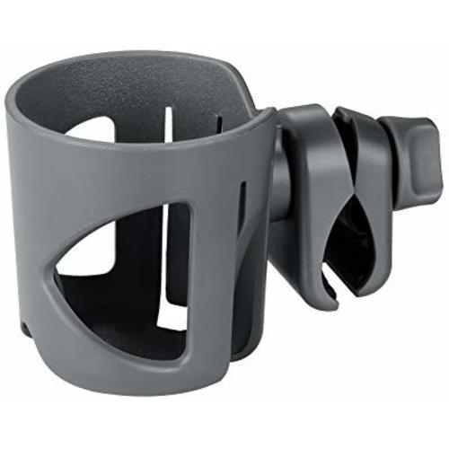 Universal Cup Holder by Accmor, Stroller Cup Holder, Large Caliber Designed Cup Holder, 360 Degrees Universal Rotation Cup Drink Holder,Gray - Grey