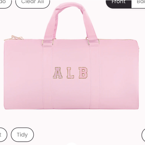 Stoney Clover - Flamingo Pink Customize Duffle Bag