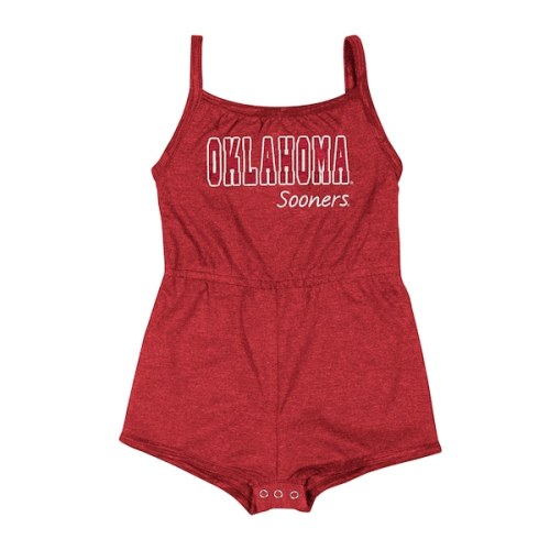 Oklahoma Sooners Colosseum Girls Infant Elemental Tank Romper - Crimson