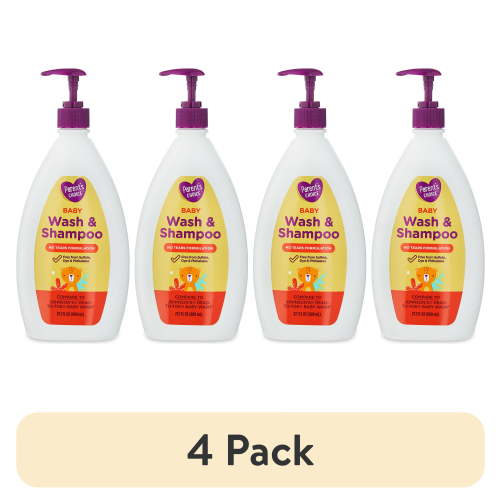 (4 pack) Parent's Choice Baby Wash & Shampoo, 27.1 oz