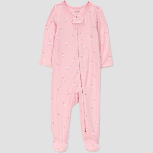 Carter's Just One You® Baby Girls' Floral Comfy Soft Sleep N' Play - Pink