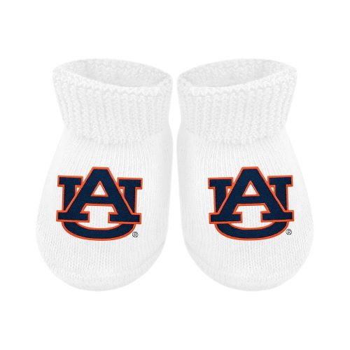 Creative Knitwear College Baby Bootie Sock - Team Logo, Multiple Colors, for Boys & Girls (Newborn - 6 Months)