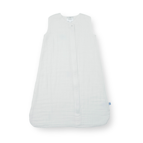 Cotton Muslin Sleep Bag - White Size Medium