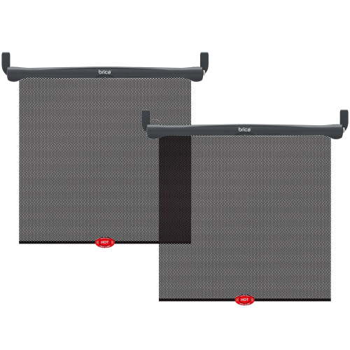 Munchkin Brica Sun Safety Car Window Shade with Heat Alert, Helps Block UVA/UVB Rays, 2 Pack, Black - Walmart.ca