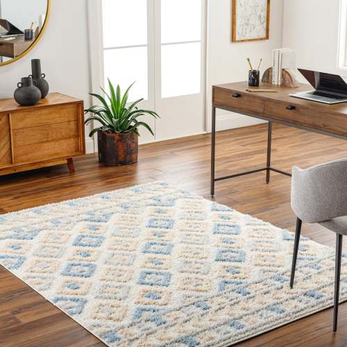 Livabliss Rodos Transitional Diamond Plush Area Rug