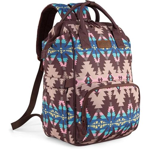 Wrangler Callie Diaper Bag Backpack with Stroller Straps Multifunction Baby Travel Bag WG2210-9110CF