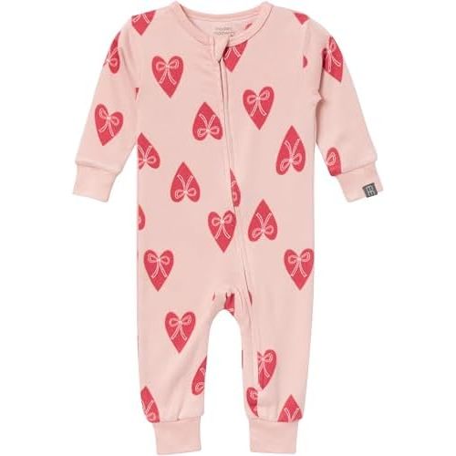 3-6M - Modern Moments by Gerber Unisex Baby Holiday Tight Fitting Footless Pajamas