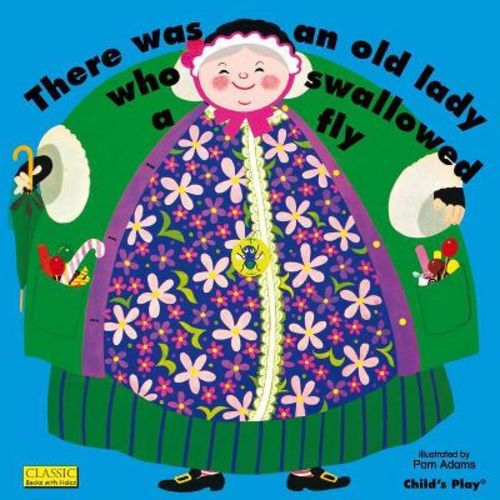 There Was An Old Lady Who Swallowed A Fly - (classic Books With Holes 8x8) (paperback)