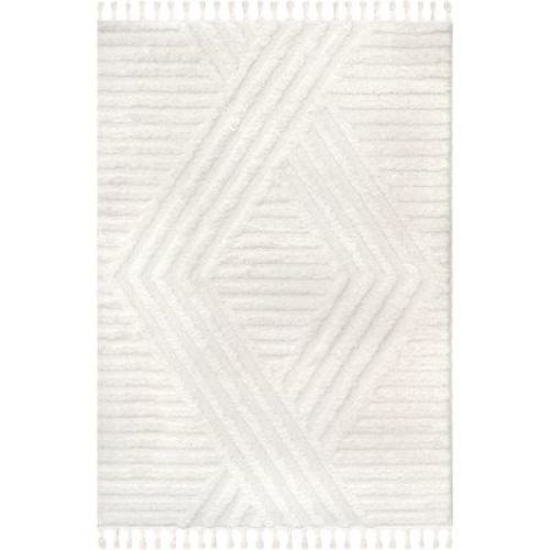 Nuloom Risette Geometric Shag Tassel Area Rug