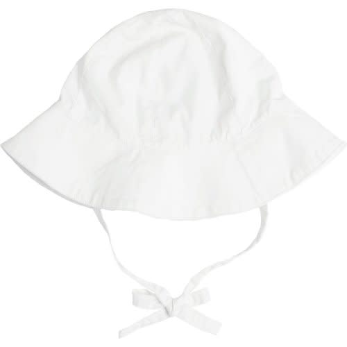 White Sun Hat - Minnow | Maisonette
