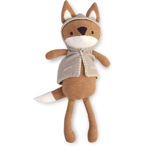 Crane Baby Handmade Soft Plush Stuffed Animal Toy, Cuddle Me Baby Companion, Nursery Essential Gift for Boys and Girls Frankie Fox Woodland Plush Toy