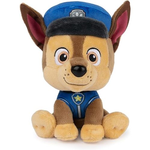 GUND Official PAW Patrol Chase in Signature Police Officer Uniform Plush Toy, Stuffed Animal for Ages 1 and Up, 6" (Styles May Vary)