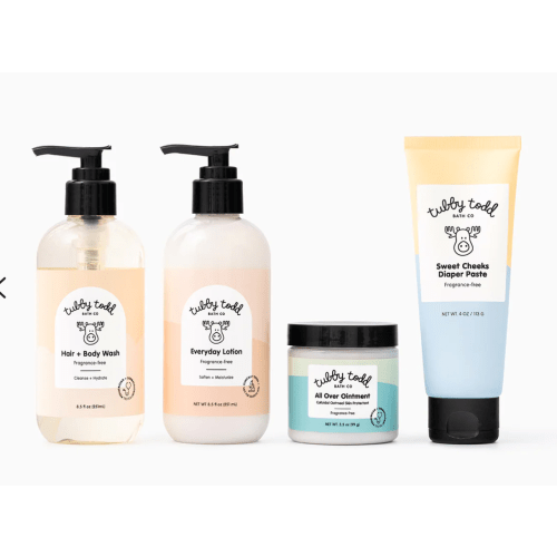 Tubby Todd Bath Bundle- creams, lotions, and soaps