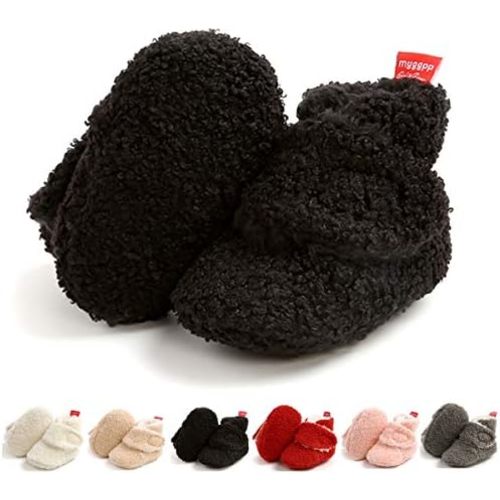 Ohwawadi Infant Baby Slippers Girls Boys Booties Warm Baby Socks Shoes Newborn Crib Shoes Baby Footwear Prewalkers