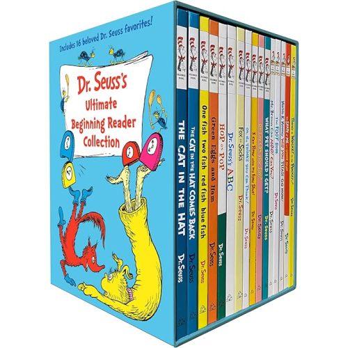 Dr. Seuss's Ultimate Beginning Reader Boxed Set Collection: Includes 16 Beginner Books and Bright & Early Books Hardcover – Picture Book, September 6, 2022