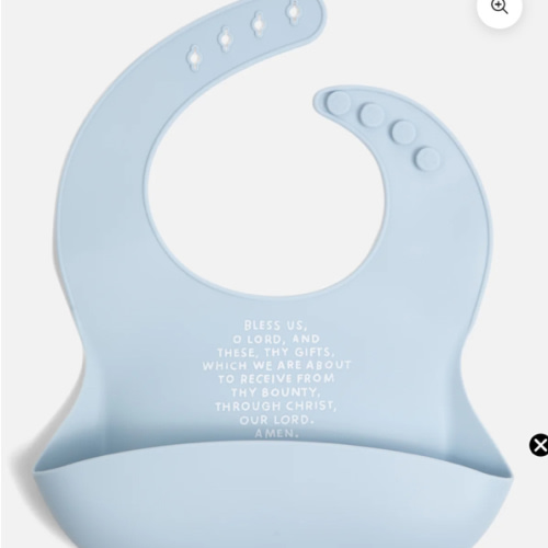 Meal Blessing Silicone Bib