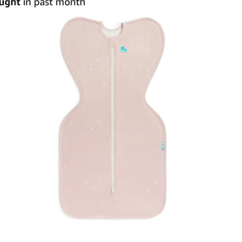 Love To Dream Swaddle Up, Newborn 2.2-3.8 kg, Grey, Snug Fit, Supports Healthy Sleep Routine, 1.0 TOG -Ideal for 20-24°C Temperatures, Machine Washable Cotton blend & Double Zip for Easy Nappy Changes