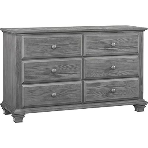 Oxford Baby Kenilworth 6 Drawer Dresser, Graphite Gray