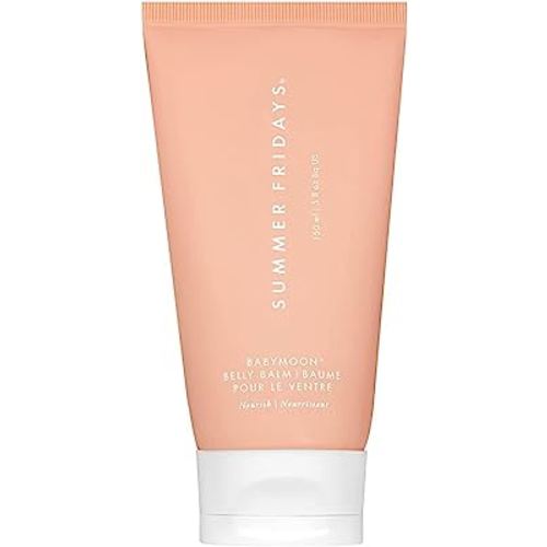 Summer Fridays Babymoon Belly Balm - Nourishing Body Balm with Vitamin E to Help Reduce the Appearance of Stretch Marks & Dry Skin (5 Fl Oz)