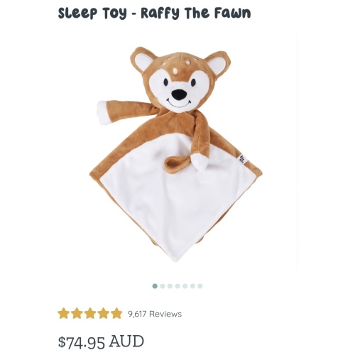 Sleep Toy - Raffy The Fawn – Riff Raff Baby AU