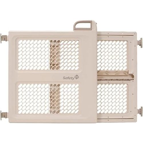 Safety 1st Baby Gates for Doorways, Pressure Mount Lift, Lock and Swing, Dog Gates, Hardware Gate for Stairs, Fits 28"-42" Wide