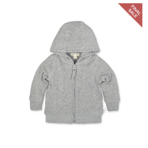 Organic Baby Matelassé Jacket | Burt's Bees Baby® (Newborn in grey)