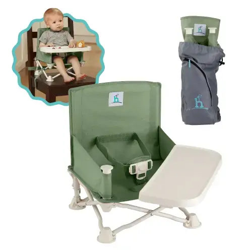 OmniBoost Travel Booster Seat | hiccapop - Forest Sage