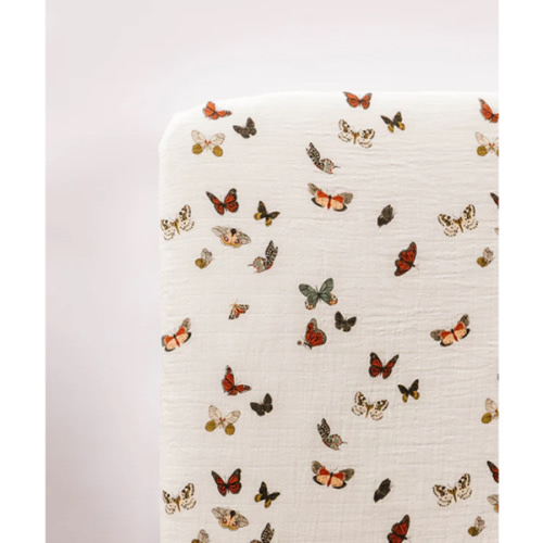Butterfly Migration Crib Sheet