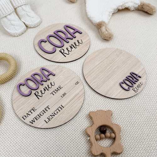 Personalized Baby Arrival Announcement Signs, Newborn Name Reveal, Hospital Birth Stat Baby Sign, Newborn Keepsake Signs, Baby Shower Gift