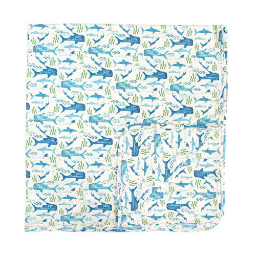 Shark Friends Luxury Bamboo Blanket