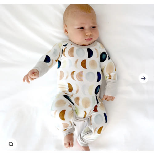 Luna Neutral Crescent Zippy – Little Sleepies