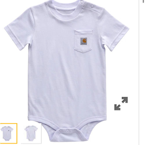 Kids' Short Sleeve Pocket Bodysuit (Infant) | Bodyshirts | Carhartt