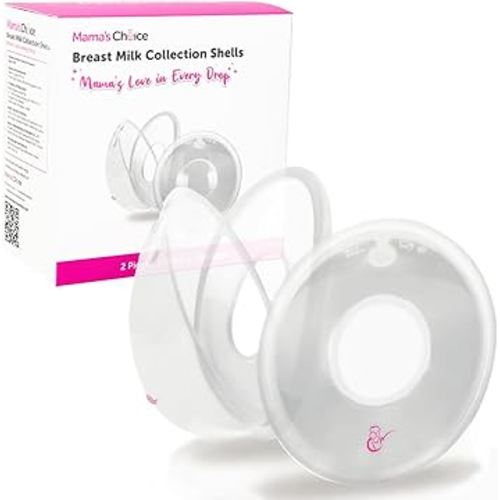 Breast Milk Collection Cups (2 Pack) - Reusable Silicone Breast Shells & Milk Catcher - Wearable Nursing Cups for Bra to Protect Sore Nipples - Leak Proof Breastfeeding Essentials