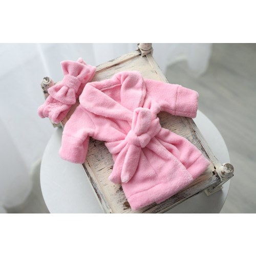 Baby girl outfit,Bath robe and Headband,Photo prop Newborn,Newborn photo prop,Newborn Outfit,Newborn photo outfit girl,Newborn prop outfit