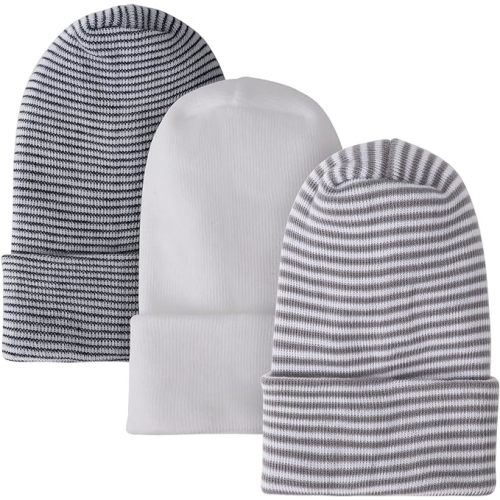 DRESHOW BQUBO Newborn Hospital Hat Infant Baby Hat Cap with Big Bow Soft Cute Knot Nursery Beanie